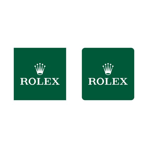 rolex logo on glass